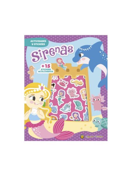 SIRENAS -STICKERS ACOLCHADITOS-