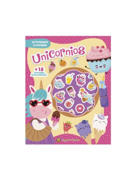 UNICORNIOS -STICKERS ACOLCHADITOS-