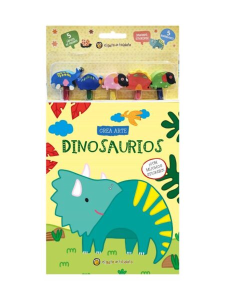 DINOSAURIOS -LAPICES Y BORRADORES-