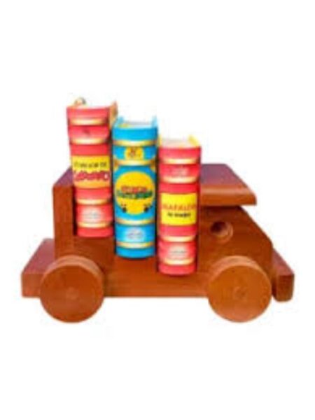 SOPORTE DE 3 MINILIBROS CARRITO