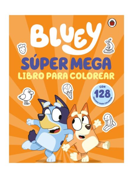 BLUEY SÚPER MEGA LIBRO PARA COLOREAR
