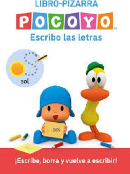 POCOYÓ ESCRIBO LAS LETRAS -LIBRO PIZARRA-