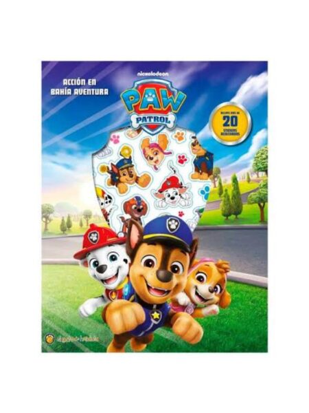 PAW PATROL ACCIÓN EN BAHÍA AVENTURA -STICKERS ACOLCHADITOS-