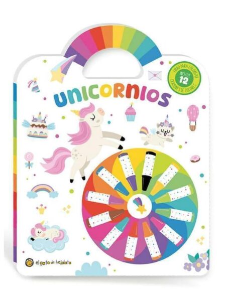 CRAYONES DE COLORES UNICORNIOS