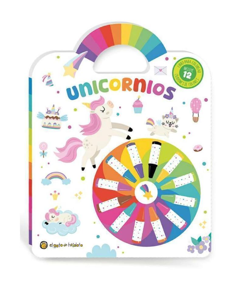 CRAYONES DE COLORES UNICORNIOS