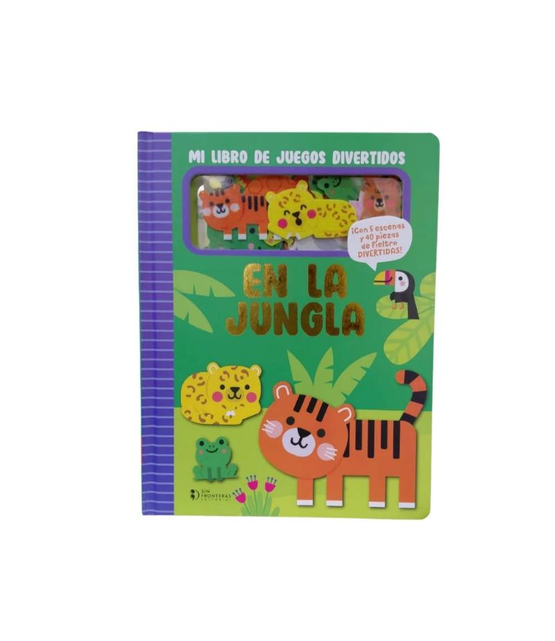 MI LIBRO DE JUEGOS DIVERTIDOS EN LA JUNGLA